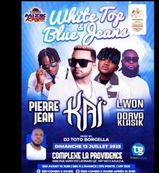 Kai & Pierre Jean (white Top Bleu Jeans) 