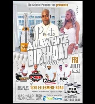 Prento All White Birthday Gala 