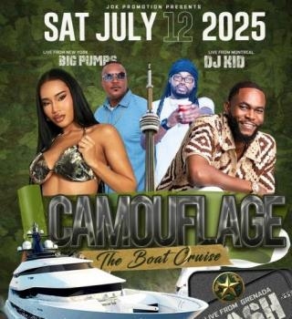 CAMOUFLAGE BOAT RIDE 