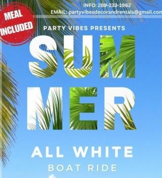 Party Vibes All White Boat Ride 2025 