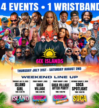 6ix Islands Festival 3 Day - 4 Events Weekend Pass