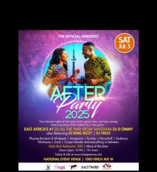 Official Afrofest 2025 After Party 