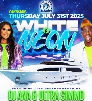 All White & Neon – Caribana Boat Cruise 2025 