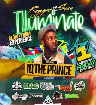 Reggae Vs Soca Illuminate Ft IQ | Aug 1st | Aquario Beach Club 