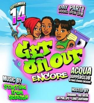 Get On Out Encore - 90s R&b And Hip Hop - Day Party - 3pm-8pm Sunday Sept 14 