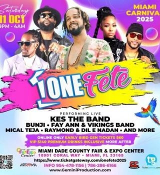 One Fete 2025 | Miami 