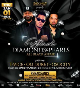 Black Diamonds & Pearls 2026: T-vice, Oli, Osocity 