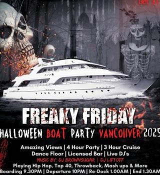 Freaky Friday Halloween Boat Party Vancouver 2025