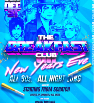 The Breakfast Club ~ New Years Eve!!  Totally 80s 
