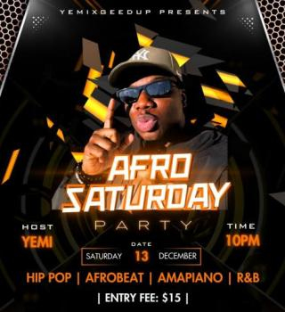 AFRO SATURDAY PARTY 
