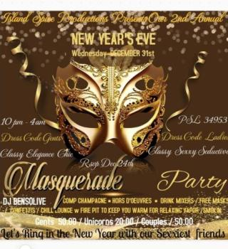 🎆 NEW YEAR’S 🥂 🍾  EVE  SEXY 👄 MASQUERADE 🎭 PARTY 