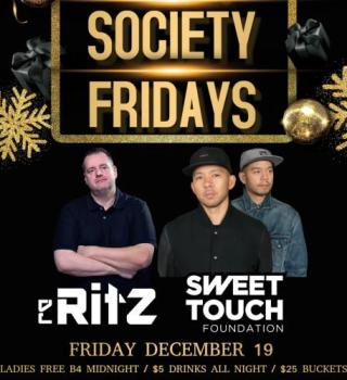REPLAY SOCIETY FRIDAYS CHRISTMAS PARTY INSIDE GALAXY FEAT DJ RITZ, SWEET TOUCH FOUNDATION 
