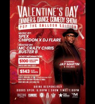 VALENTINES DINNER & DANCE BY Miracle development inc 