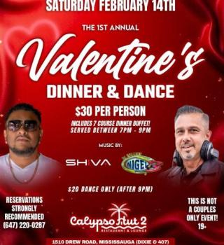 Hut 2 Valentine’s Dinner and Dance 