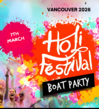 Holi Festival Cruise Vancouver 2026 