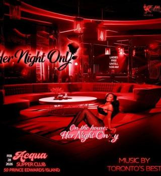 ON THE HOUSE: HER NIGHT ONLY 