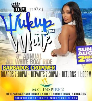WUK UP IN WHITE: 8th Annual All White Boat Ride – Crop Over 2026 