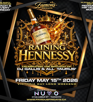 Raining Hennessey 10 - A Famous Fridays Special Event 