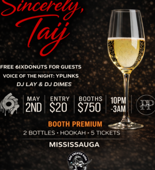 Sincerely, Taij, An Exclusive Birthday Experience 