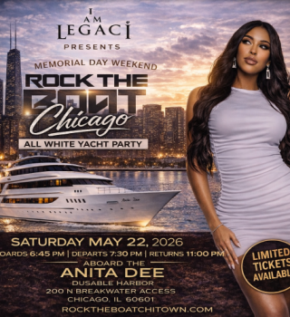 Rock The Boat Chicago All White Yacht Party Memorial Day Weekend 2026 