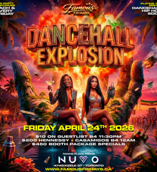 FAMOUS FRIDAYS - Each & Every Friday Night Inside NUVO 