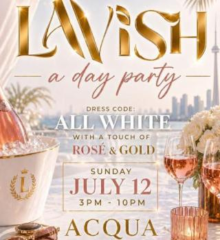 Lavish All White With A Splash Of Rosè And Gold 