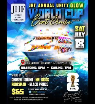 Jerome Henry Foundation Unity Boat Cruise 2026 (world Cup Edition) 