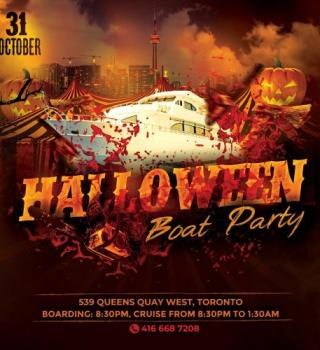 Halloween Boat Party Toronto - Saturday, October 31, 2026 
