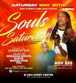 Dna Presents Souls Saturday 