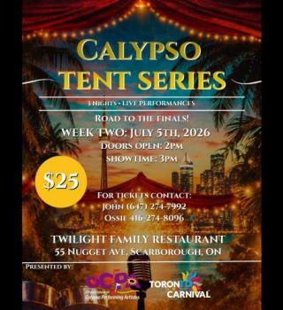 Calypso Tent Series Week 2 