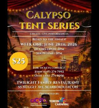 Calypso Tent Series Week 1 