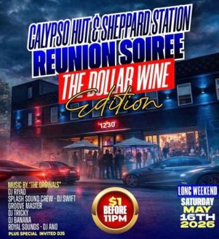 Dollar Wine - The Calypso Hut And Sheppard Station Reunion Soiree 
