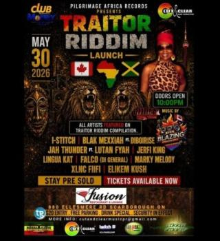 Traitor Riddim Launch (i-stitch) Cut & Clear Music Productions Inc. 