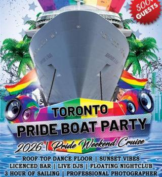 Toronto Pride Boat Party 2026 | Official Party 