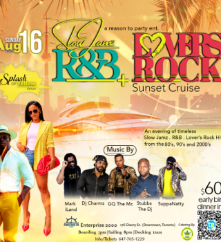 Slowjamz, R&b, Loversrock Sunset Cruise {a Splash Of Yellow} 