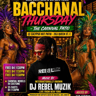 Bacchanal Thursday ~ The Carnival Patio 