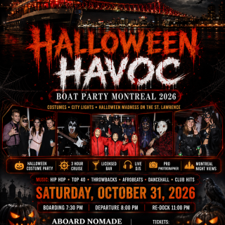 HALLOWEEN HAVOC BOAT PARTY MONTREAL 2026 | THE GHOST SHIP 