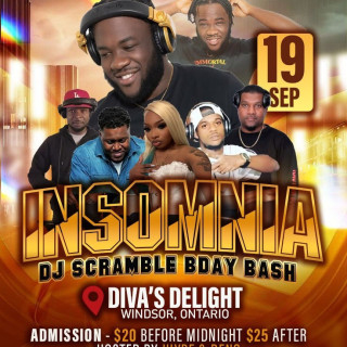 INSOMNIA, Dj Scramble birthday bash 