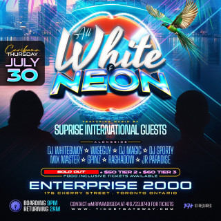 White & Neon Carnival Thrusday 