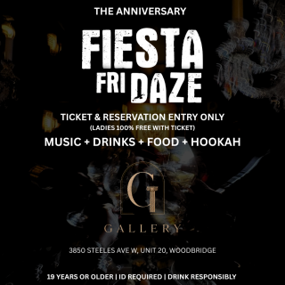 THE FIESTA FRIDAZE ANNIVERSARY 