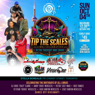 ’tip The Scales’ Libra Boat Cruise - Retro Tracksuit Edition 