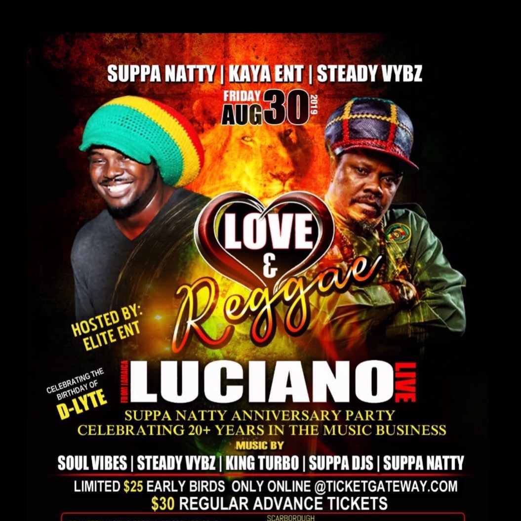 Luciano Live Suppa Natty  Anniversary