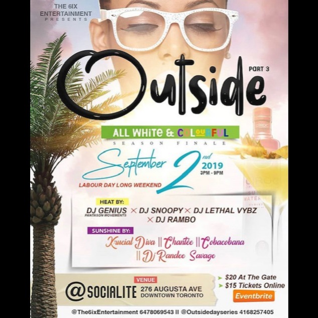 Outside
