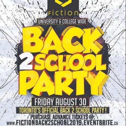 FROSH WARM UP PARTY @ FICTION NIGHTCLUB | FRIDAY AUG 30TH