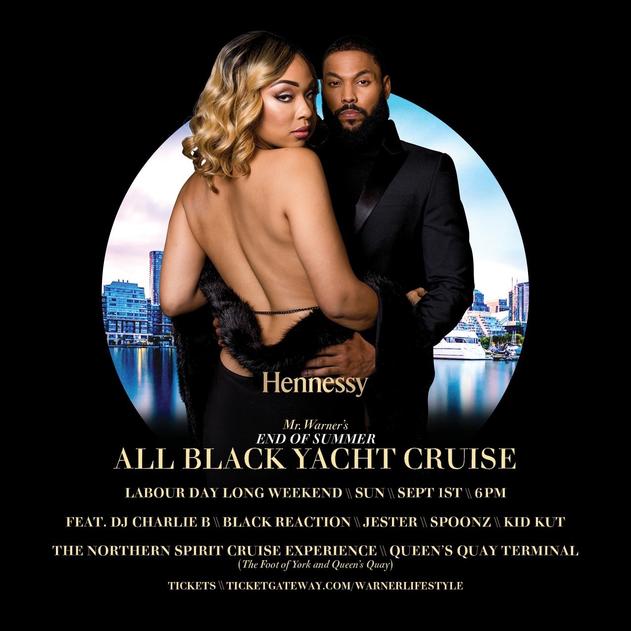 Mr. Warner's End of Summer - All Black Yacht Cruise
