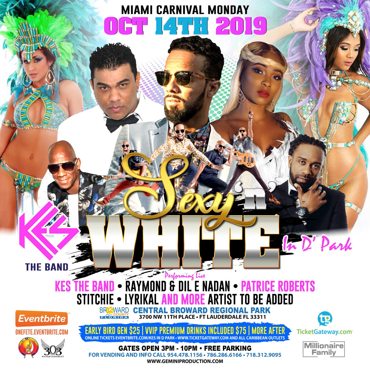 KES THE BAND IN D PARK - MIAMI CARNIVAL MONDAY 2019