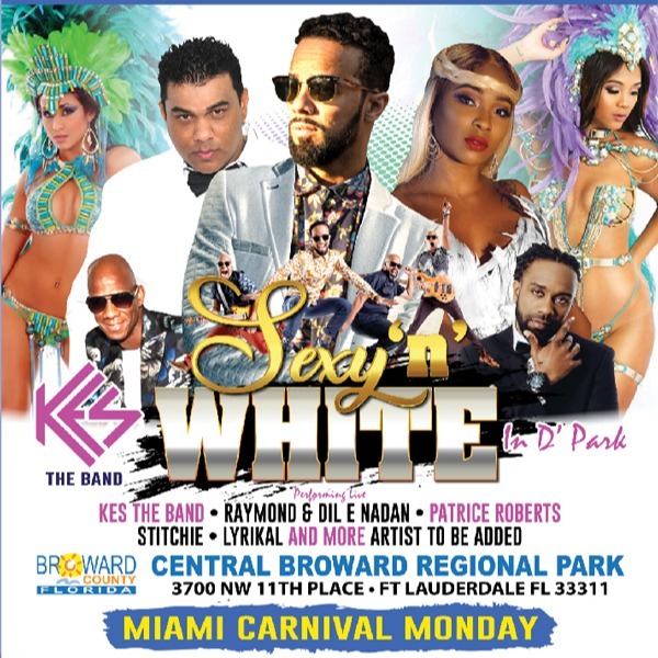 Sexy N White In D' Park - Miami Carnival Monday 