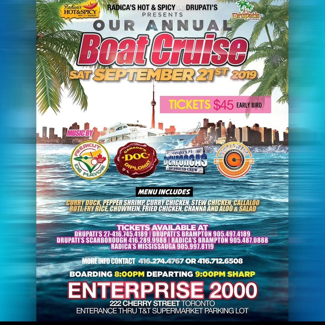 Radica's Hot & Spicy and Drupati's Boat Cruise