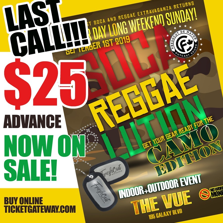 SOCA REGGAELUTION CAMO FETE