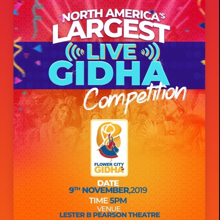 Flower City Gidha Competition Brampton 2019 Tickets Nov 09 Lester B